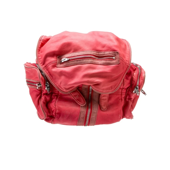 Alexander Wang Handbags - Alexander Wang Leather Hot Pink Backpack